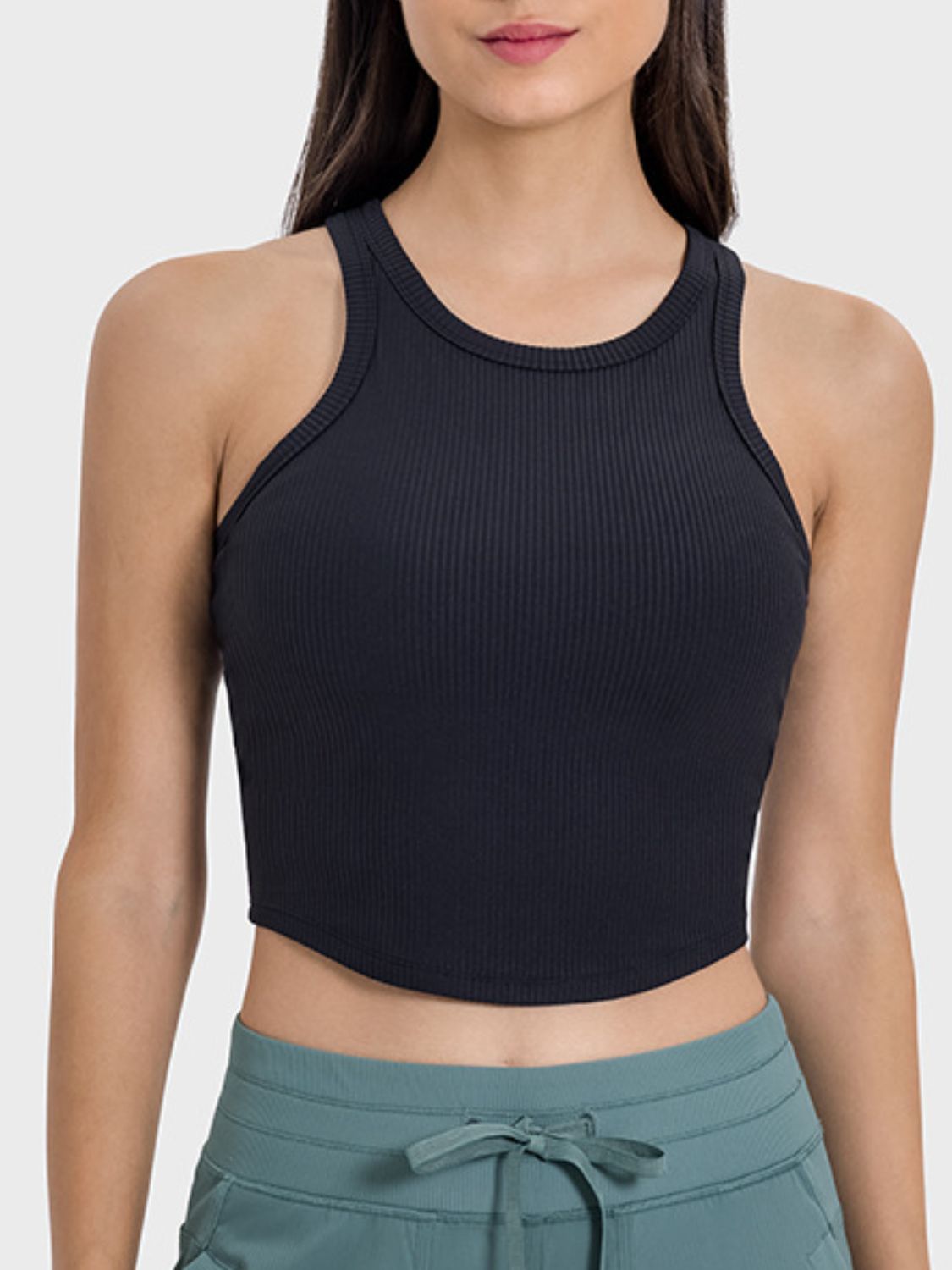 Round Neck Racerback Active Tank