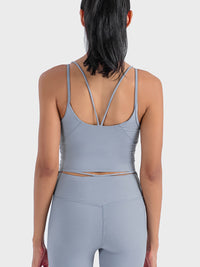 Double Strap Ribbed Sports Cami