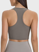 Scoop Neck Wide Strap Active Tank