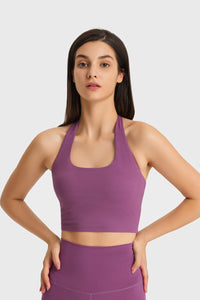 Breathable Halter Neck Sports Bra